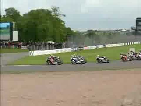 SBK 2008 - Donington Race 1 Highlights