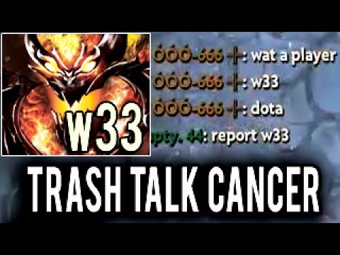 w33 Dota 2 Epic Hard Game [Shadow Fiend] Let's Trash Talk in Noob Team