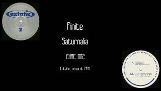 Finite - Saturnalia (Extatic EXRE002) Very rare oldschool 1994