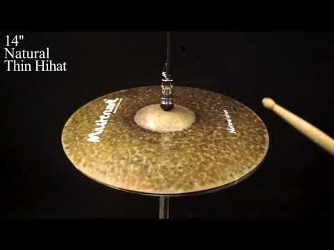 Masterwork 14" Natural Medium Thin Hi-Hats (Pair) image 2