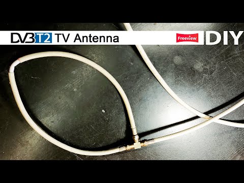 Antenna DVB - How to make - EASY - Antena DVBT2 digital TV / live TV / #antenna