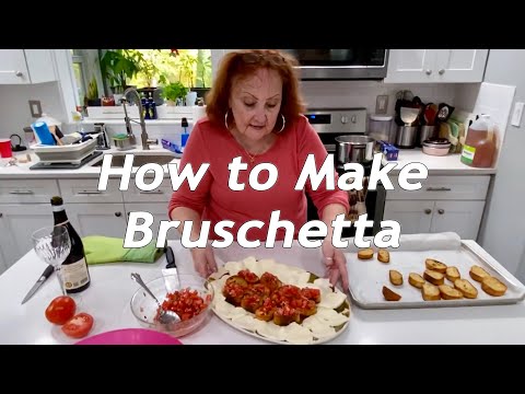 How to Make Nanny's Bruschetta