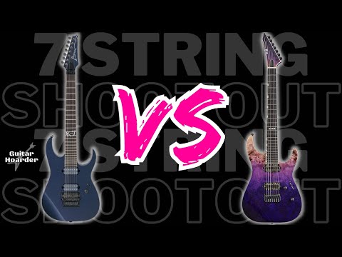 Ibanez Korn K7 vs ESP E-II M-II Purple Natural Fade - 7 String Shootout Tournament