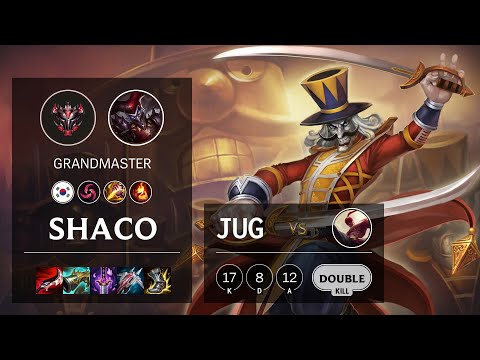 Shaco Jungle vs Lee Sin - KR Grandmaster Patch 11.23