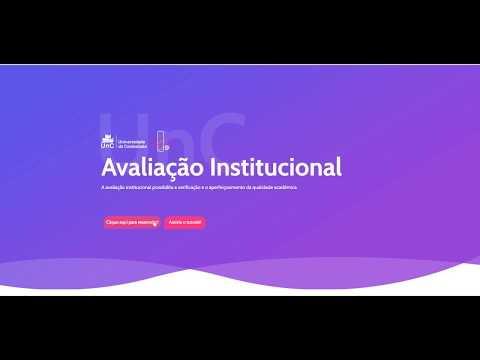 Tutorial Avaliação Institucional - Aluno