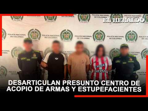 Desarticulan presunto centro de acopio de armas y drogas de ‘los Costeños’ en Soledad