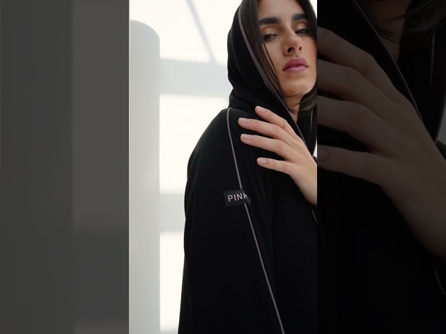 عباية كلوش أكمام لحمي