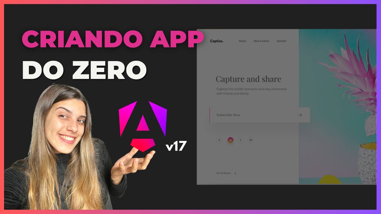CRIANDO LANDING PAGE DO ZERO COM ANGULAR 17