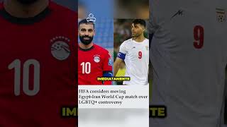 O Dia do Orgulho Nacional foi exatamente marcado para o jogo entre Irã e Egito 💀🏳️‍🌈 #lgbtq