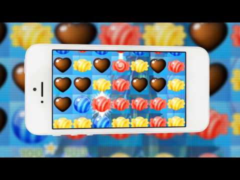 Chocoblast Mania - Match 3 Candy  Game Video
