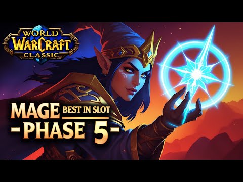 Wow Classic 101~ Best In Slot Gear Fire Mage Phase 5 | Wow Classic Guide