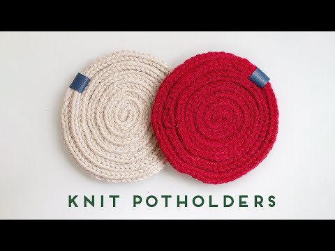Quick and Easy Knit Potholder Pattern