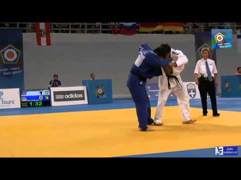 Judo 2014 European Championships Cadets: Daurbekov (RUS) - Majowski (POL) [+90kg]
