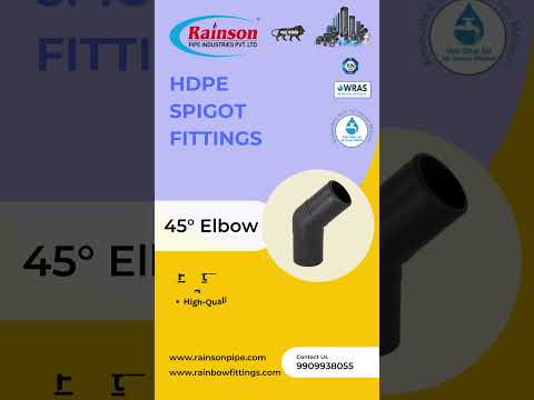 Hdpe Spigot Elbow