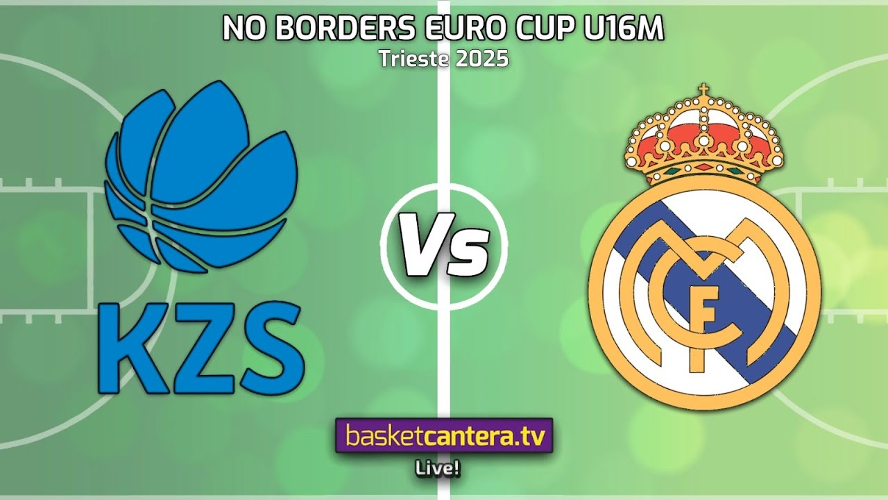 #Live U16M. NATIONAL TEAM OF SLOVENIA vs REAL MADRID.- Tournament No Borders Euro Cup Trieste 2025