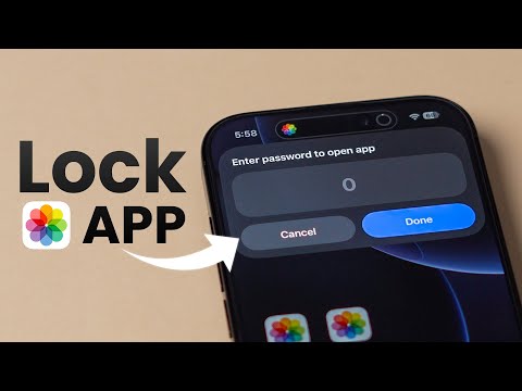 How to Lock the Photos App on iPhone with a Different Password?