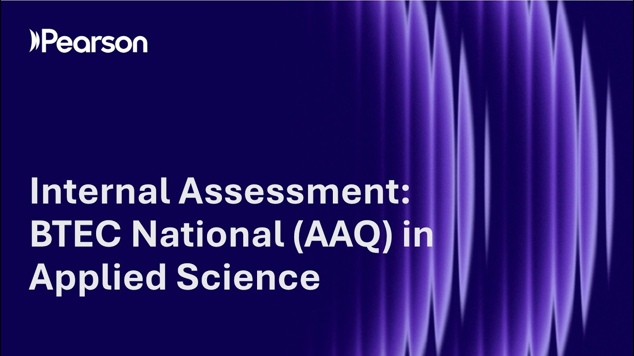  Internal Assessment: BTEC National (AAQ) in Applied Science
