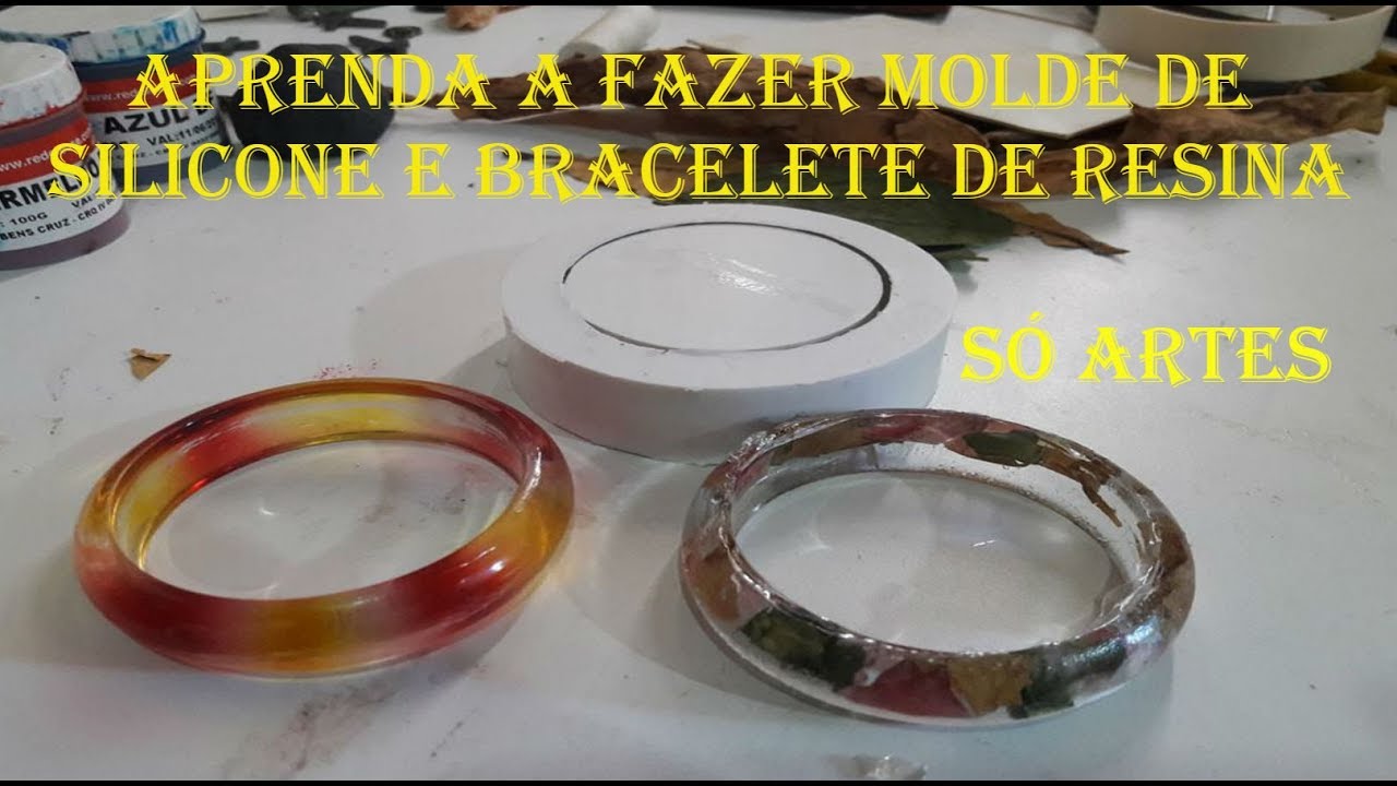 Watch Now Aprenda a Fazer Molde de Silicone e Bracelete de Resina Aprenda a Fazer Molde de Silicone e Bracelete de Resina