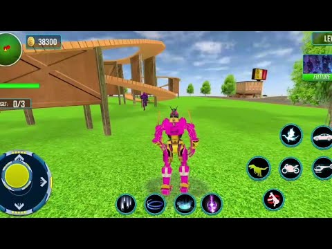 Dino Robot Car Transform Game-Android Gameplay