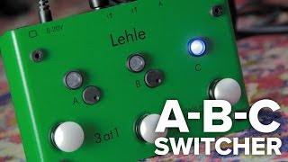 Video thumbnail for Strings Direct TV | Lehle 3 at 1 Channel, Line & Instrument Selector by stringsdirectTV