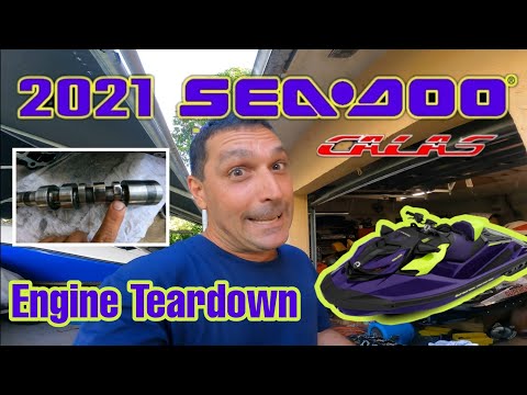 2021 Sea-Doo RXP-X Engine Teardown + Billet Cam Issues + Tech Tips + Calas Performance | Calas World