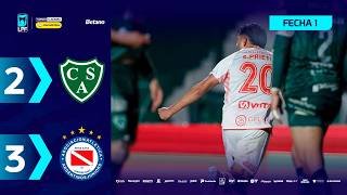 Sarmiento vs Argentinos Juniors
