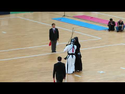 J. Jo (Red) VS S. Ando (White) FINAL 17 World Kendo Championships, Korea, 2018.