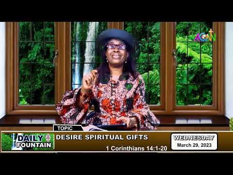 DAILY FOUNTAIN DEVOTIONAL OF MARCH 29, 2023 - MRS. DEBORAH ABIODUN AKOBE