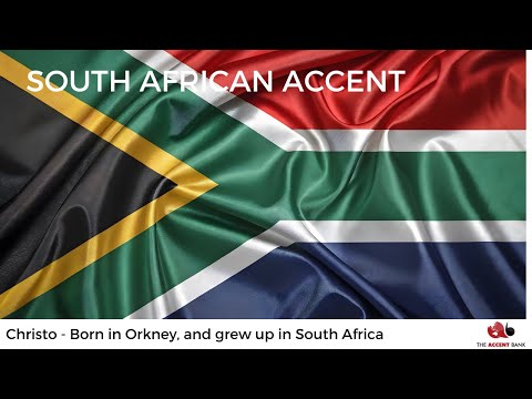 South Africa - Orkney accent video