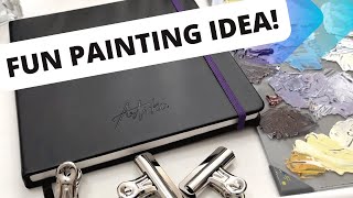 🎨 Intuitive Sketchbook Painting Idea 💡