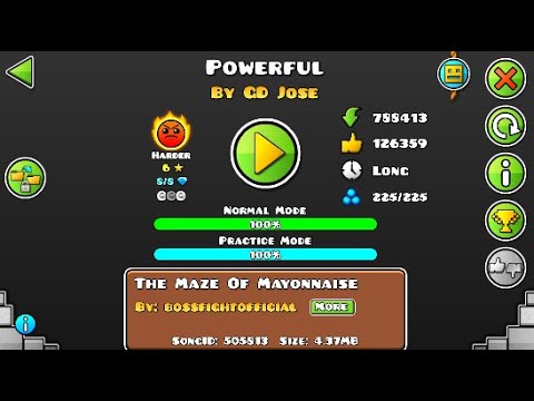 Geometry Dash 2.11 (powerful) 100% complete