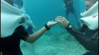 HELMET DIVE at Coral Ocean Park St. Thomas USA
