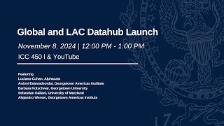 Global and LAC Datahub Launch
