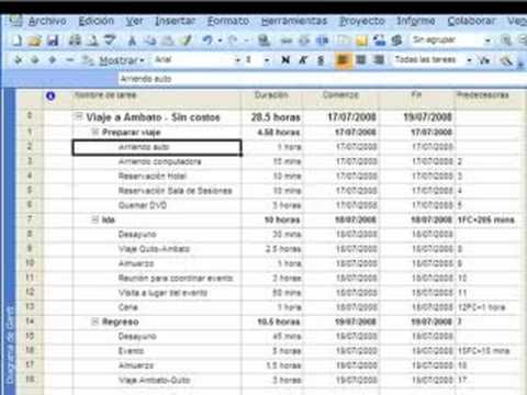 Project - Desplegar la hora en campos Comienzo y Fin