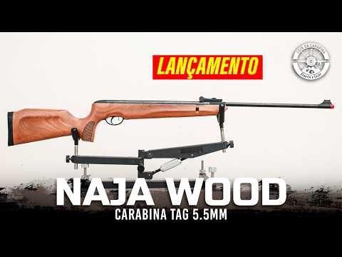 Carabina TAG Naja Wood 5.5 Gas Ram 60Kg