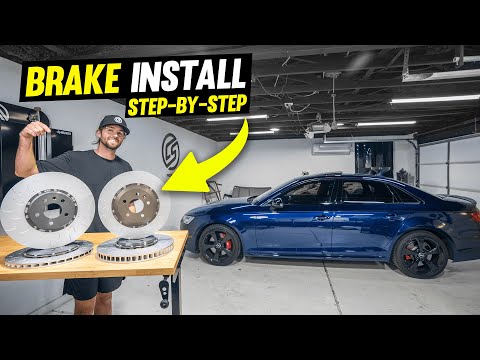 Audi 034 Motorsport 2-Piece Brake Rotor Install (B9 S4/S5/SQ5)