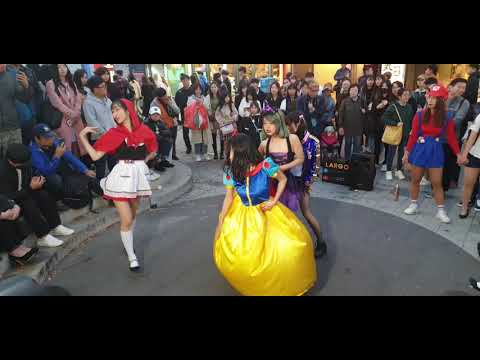 20191026 홍대 버스킹존 4번 댄스팀 라르고 공연 (블랙핑크 - 마지막처럼)