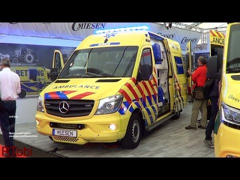 Dutch ambulance made by Miesen on the RETTmobil 2018 expo in Germany