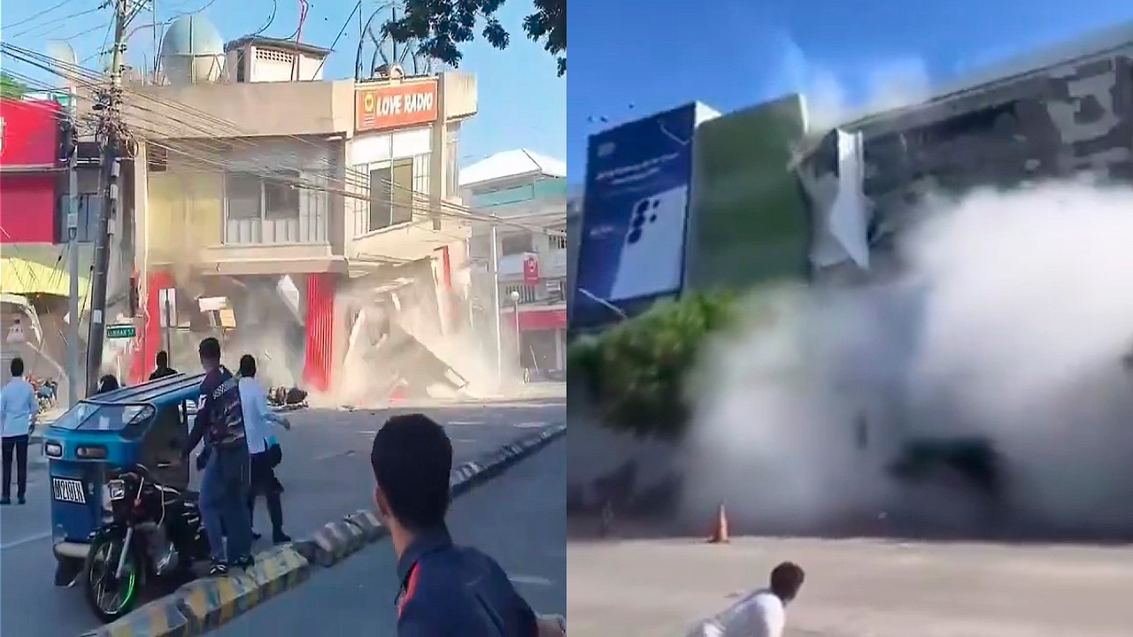 ASI FUE EL TERREMOTO M7.8 QUE SACUDIÓ FILIPINAS (IMAGENES IMPACTANTES)