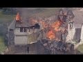 Burning Down The House Texas Family Burn Down Luxury Home That Hangs Over 75ft Cliff