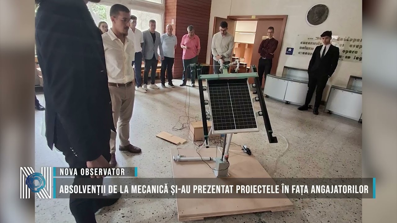 Absolvenții de la Mecanică și-au prezentat proiectele în fața angajatorilor
