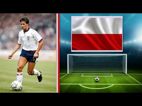 Gary Lineker⚽️⚽️⚽️Hattrick Polska v Anglia [0-3] 1986