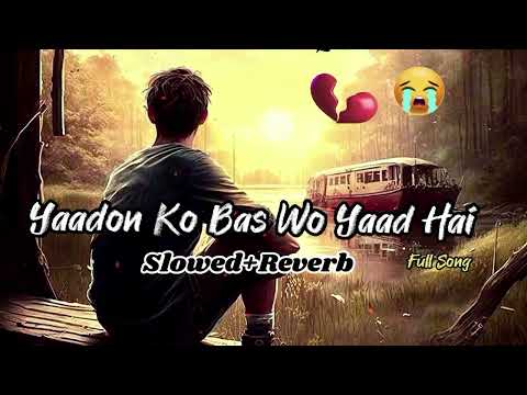 YAADON KO BAS WO YAAD HAI SAD 😢 LO-FI SLOWED REVERB