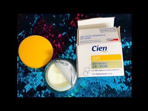Cien Anti-Wrinkle Anti-Age Day Cream with Q10 and Vitamin E with UV Filter 50 ml.