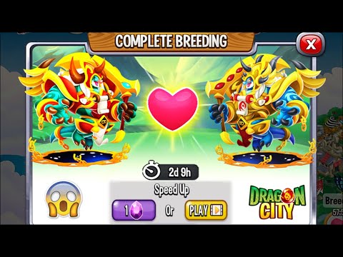Dragon City: High Redemption Dragon vs Redemption Dragon Skin [EXCLUSIVE BREEDING] 😱