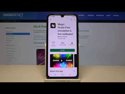 How to Install and Apply Live Wallpaper on UMIDIGI F1 - Magic Fluids Animated Wallpaper