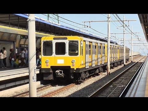 Métro de Naples : Départ de la station Chiaiano Marianella sur la ligne 1 du métro de Naples
