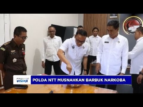 POLDA NTT MUSNAHKAN BARBUK NARKOBA