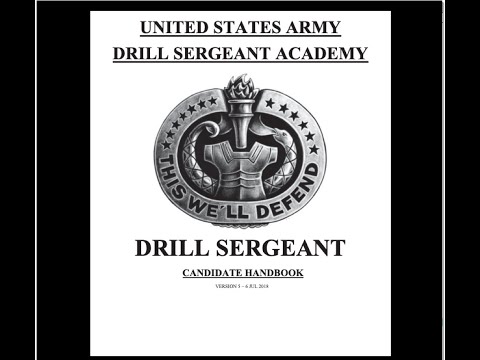 DRILL SERGEANT MODULE THE HAND SALUTE