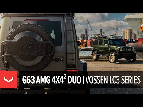 The Mercedes G63 AMG 4x4² x 2 — Vossen LC3 Series